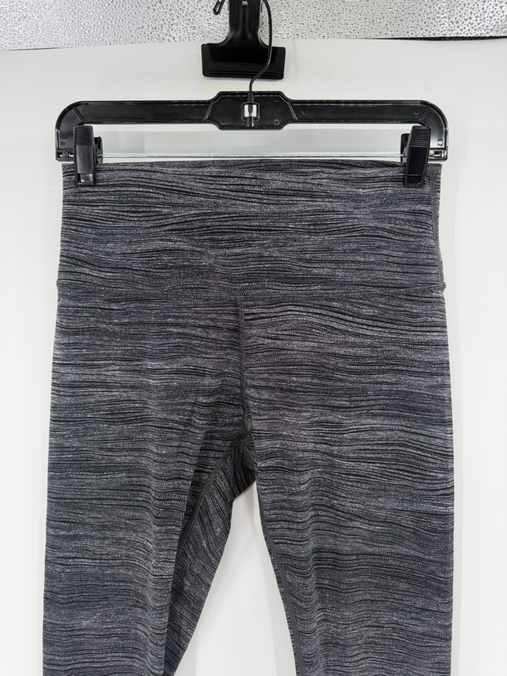 Lululemon Wunder Under Hi-Rise Tight - Bit Point Ice Grey Black - 8 - Picture 2 of 7